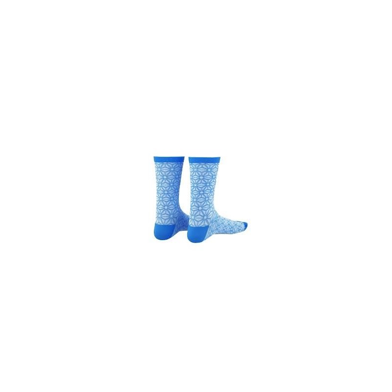 Supacaz  Coppia calze SupaSox Asanoha blu taglia 42/46 (L-XL)